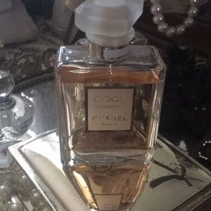 Almost full bottle of Chanel Coco Mademoiselle